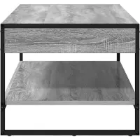 vidaXL Table basse gris Sonoma 80 x 50 x 40 cm Bois composite