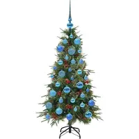 vidaXL Sapin de Noël Artificiel à Branches Articulées Vert 120 cm