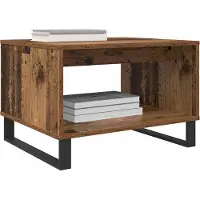 vidaXL Table basse en vieux bois 60 x 50 x 40 cm Bois composite