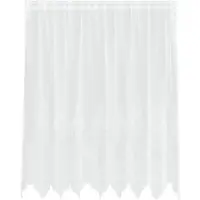 vidaXL Rideaux avec des rideaux Blanc 500x100cm Polyester