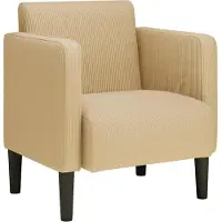 vidaXL Canapé-chaise accoudoirs gris-vert 54 cm tissu velours côtelé