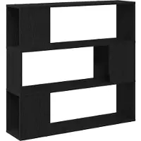 vidaXL Ensemble d'armoires TV noir imitation chêne 100 x 24 x 94 cm