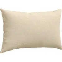 vidaXL Coussins de canapé 2 pcs Crème 200 x 40 cm tissu