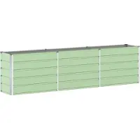 vidaXL Jardinière Vert Pastel 480 X 50 X 45 Cm Acier Galvanisé