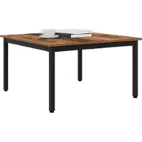 vidaXL Table basse en vieux bois 80 x 80 x 45 cm Bois composite