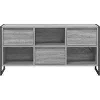 vidaXL - Meubles TV, 100 x 36 x 49,5 cm, en panneaux de particules imitation bois gris Sonoma