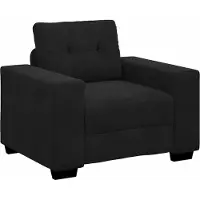 vidaXL Fauteuil noir 60 cm velours