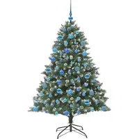 vidaXL Arbre de Noël artificiel vert 180 cm