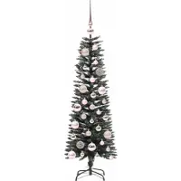 vidaXL Sapin de Noël artificiel avec 150 LED Vert 40,5 x 40,5 x 120 cm