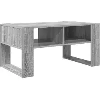 vidaXL Table basse gris Sonoma 92 x 53 x 45 cm Bois composite