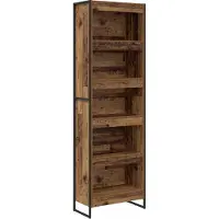 vidaXL Bibliothèque 2 pcs Bois Ancien 80 x 30 x 155 cm