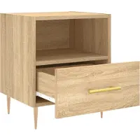 vidaXL Table de chevet chêne sonoma 40x35x47,5 cm bois d’ingénierie