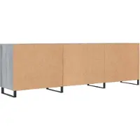 vidaXL Armoire TV Gris Sonoma 150x30x50 cm Bois composite