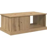 vidaXL Table basse en chêne Artisan 90 x 50 x 35 cm Bois composite