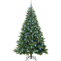 vidaXL Sapin de Noël artificiel avec 300 LED Vert 180 cm PE et PVC