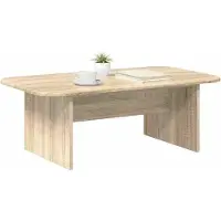 vidaXL Table basse chêne Sonoma 93 x 53 x 33 cm Bois composite