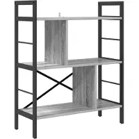 vidaXL Étagère Gris Sonoma 75 x 30 x 91 cm Bois d'ingénierie
