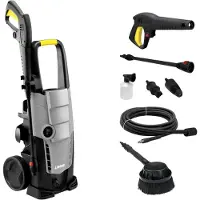 Lavor Nettoyeur haute pression 140 bar, débit 450 l/h, 1900 W, avec brosse rotative (Fonctionnement sur secteur)