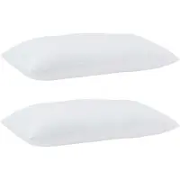 vidaXL Oreiller avec oreiller Blanc Polyester