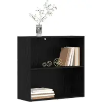 vidaXL Étagère Chêne noir 60 x 30 x 76.5 cm Bois d'ingénierie