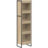 vidaXL Bibliothèque Sonoma 80 x 30 x 155 cm Bois d'ingénierie
