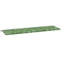 vidaXL Coussin de banc Feuille Motif feuille 150 x 50 x 3 cm Tissu Oxford