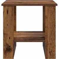 vidaXL Table basse en vieux bois 51 x 50 x 50 cm Bois composite