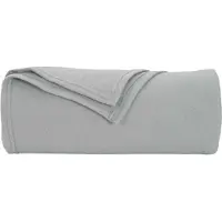 vidaXL Jeté Gris 170 x 130 cm Toison