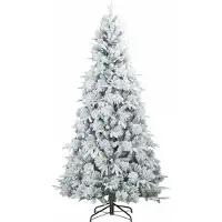vidaXL Arbre de Noël artificiel pliable Blanc 180 cm PE et PVC