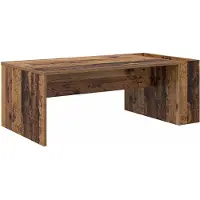 vidaXL Table basse en vieux bois 95 x 50 x 34 cm Bois composite