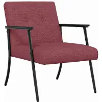 vidaXL fauteuil Bordeaux 59 x 75 x 78 cm tissu