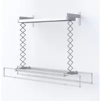 Foxydry Séchoir à linge électrique mural en aluminium, 160 cm - PRO