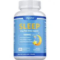 Buporai Sleep 100mg (120 capsules) Complément alimentaire, sommeil, stress, anxiété, humeur, récupération, réduction du stress, sommeil profond