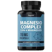 Buporai Magnesium Complex 710mg (120 capsules) Complément alimentaire, repos, stress, sommeil, crampes aux jambes, muscles, articulations, santé cardiaque