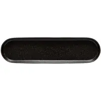 Costa Nova Notos assiette plate, ovale, latitude black, longueur : 354 mm