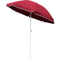 Linder Exclusiv GmbH Linder Exclusiv Parasol de jardin 200 cm Rouge foncé