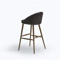 Xl Moebel Gmbh Tabouret de bar Chaise de bar marron Design Chaise de bar Chaise de salle à manger Nouveau mobilier