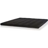 Letti Black Label Latex Topper 160x200x8 cm - Ergonomique, Orthopédique, Hypoallergénique -