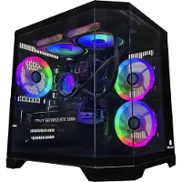 Nitropc PC de bureau gaming Avancé - AMD Ryzen 5 5600X, NVIDIA GeForce RTX 3050 8 GB, 16 GB RAM, 1 TB SSD, Windows 11 Pro