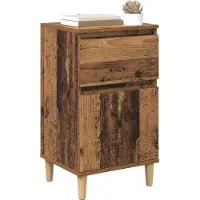 vidaXL Cabinet de chevet Bois ancien 40 x 35 x 70 cm Bois d'ingénierie