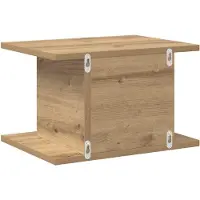vidaXL Table de chevet 2 pcs Chêne artisanal 40 x 30 x 25 cm