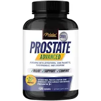 Pslalae Prostate Advanced (120 capsules) Complément alimentaire, vitamine D, supplément prostatique, fonction rénale, santé urinaire et prostatique