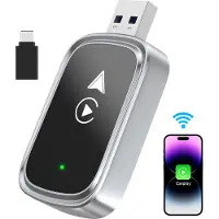 HDeye Adaptateur universel CarPlay sans fil pour iPhone & Android - Projection d'écran OEM sans couture