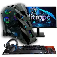 Nitropc PC de bureau gaming Pack Élite - Intel Core i9-14900K, NVIDIA GeForce RTX 5070 Ti 16 GB, 32 GB RAM, 2 TB SSD, Windows 11 Pro