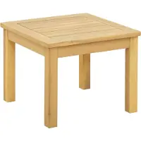 vidaXL Table basse Bois d'acacia clair 45 x 45 x 36 cm Bois massif Acacia