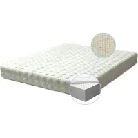 Letti Matelas Lux en latex 80x190 hauteur 20 cm H3/ RG 70 (jusqu'à 125 kg) - matelas orthopédique 7 zones avec housse lavable âme en latex 3 couches