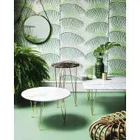 Xl Moebel Gmbh Table basse design métal canapé table ronde salon tables alfitalia