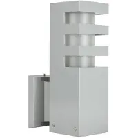 SU-MA Applique d'extérieur en aluminium 1xE27 argent IP54 RADO RADO K AL