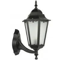 SU-MA Applique d'extérieur 1xE27 noir IP43 Retro K 3012/1/DH g