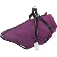 vidaXL Manteau pour chien violet L52 en polaire et polyester